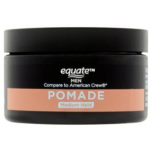 Equate Men Shine Enhancing Medium Hold Hair Pomade, 3.0 oz